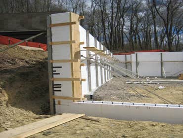 Photos from ICF Installation Associates, LLC The following pictures are taken at various jobs we have done. The first ones are of the basement of an A
