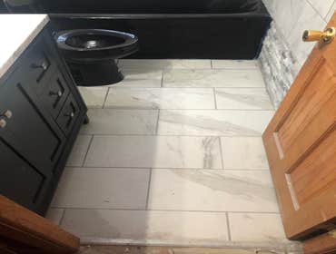 Photos by Allied Innovation Group #1 Examples of our flooring repair/refurbishment and bathroom remodeling at multiple locations