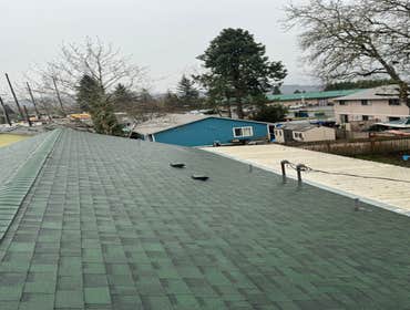 Photos by Top Shield Roofing LLC #1 Full roof replacement and smart vent (continuous ridge vent/inflow vent) installation in Washougal, WA.