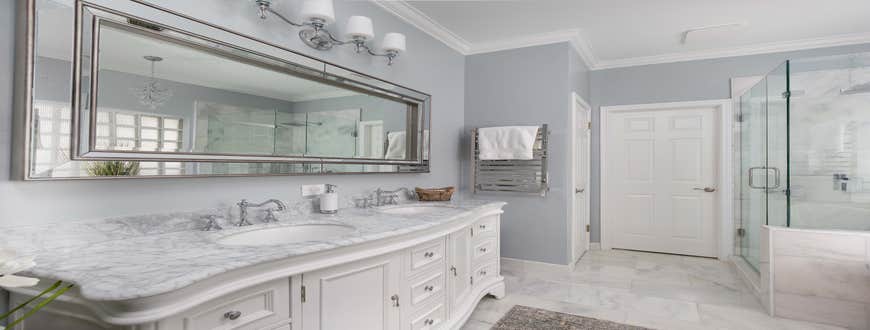 Bathroom Photos by Renaissance Contracting, LLC #2 Remodel of bathroom, frameless glass, marble tile, towel warmer