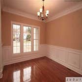Dinning Room Installed the Wainscote