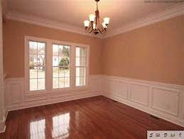 Dinning Room Installed the Wainscote