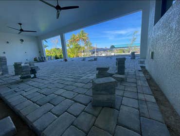 Lanai Pavers Installation
