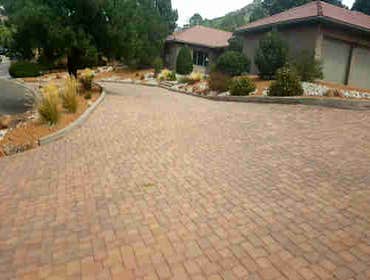 Paver walkway