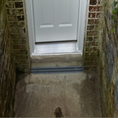 Basement Stairwell Drain in Bethesda, Maryland