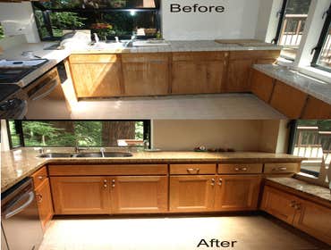 Project photos from North County Kitchens, Petaluma, California. Cabinet Refacing, Kitchen Refacing, Custom Kitchens, RefacePlus, Marin, Sonoma, Bay A