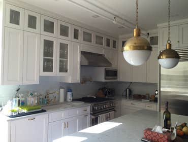 New Kitchen Cabinetry with lights