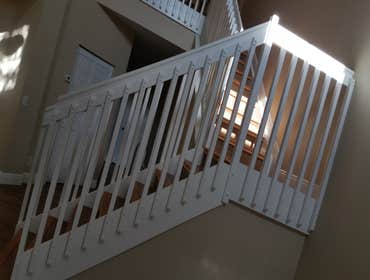 Photos by Paulleisse Contractor LLC #1 Paint on ceiling, walls, trim, baseboard.
Stair renovation, floor installation, kitchen renovation.