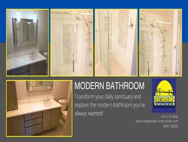 Bathroom Renovation Transform your daily sanctuary and explore the modern bathroom you've always wanted!
