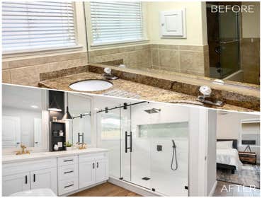 Before and After photos