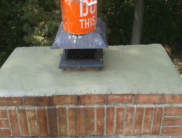 Replaced the chimney cap