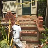 Exterior steps Whether you would like flagstone, wooden, composite or PVC steps, we are experienced at building all types.