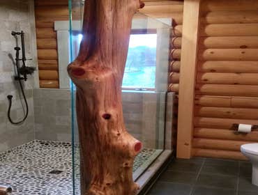 Log Cabin Bathroom Remodel