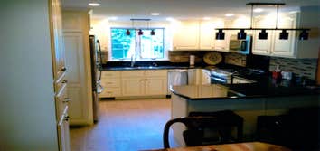 Photo(s) from Wayne A Marino Company Project was a complete remodel from the floor to the ceiling. new plumbing, electric and heat runs. Custom cabinet