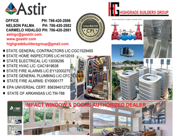 Photos by PALMA HIGH-GRADE GRAL CONTRACTORS, IMPACT WINDOW &DOORS, HVAC, ELECT, PLUMBING,786-357-8728 / 954-200-5504: #3