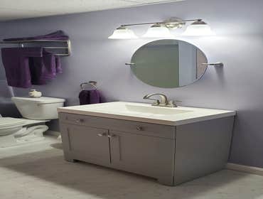 Photos by Kmas Construction LLC #5 Mostly cosmetic Bathroom remodel replace toilet, vanity, new drywall move washer and dryer and electrical