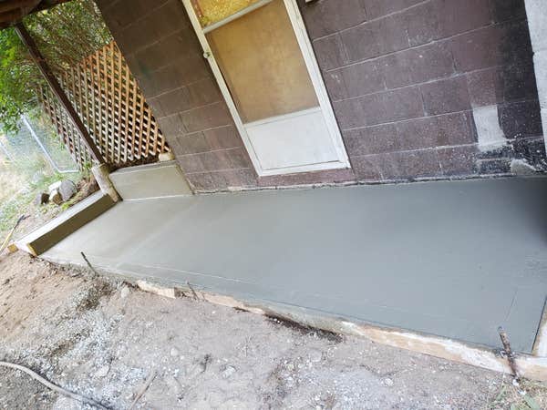 Concrete walkways