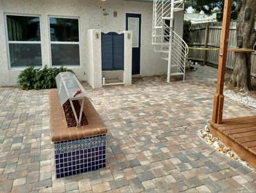 Seal-Away pressure washing sidewalk, driveway, & fence Before and after pictures pressure washing sidewalk, fence, & driveway. Call Seal-Away today to