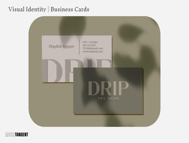 Drip Nail Salon Branding & Interior Design This new nail salon concept is going to shake up the express nail service market. The Drip Nail Salon will o