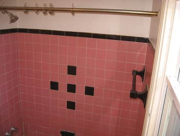 1220 County Line Remodel and enlargement of a 1950's 2nd floor bathroom. This project was a complete gutting, expansion, and rebuilding. All old plumbi