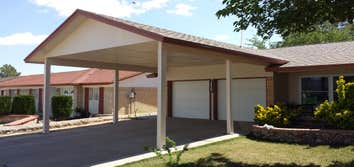 Car Port This is a two car custom made car port.