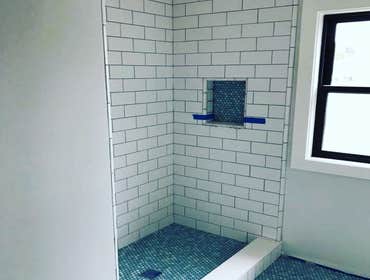 Photos by Rb Tile & Company Inc #6 Floor and shower walls