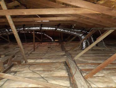 Attic insulation duct replacement - Laguna Nigel
