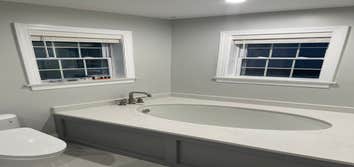 Photos by Jeffrey Dias #2 Full bathroom remodel