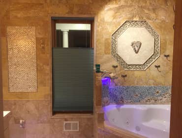 SHOWER MUD TILING