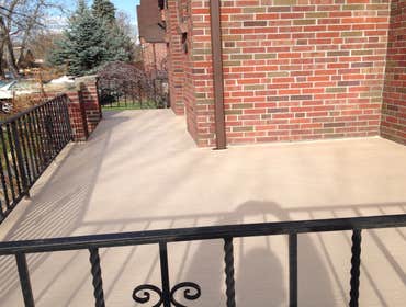 Concrete restoration and color