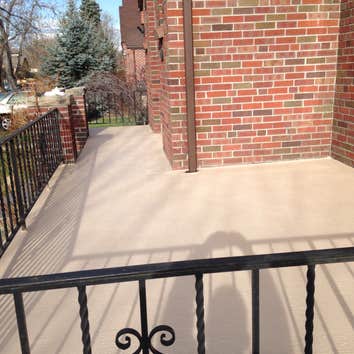 Concrete restoration and color