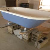 Spraymasters Inc. Antique Clawfoot tub refinish Customer chooses all colors