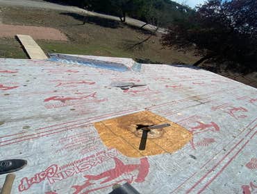 Photos by SBS Construction Group LLC #4 Remove and replace roof. Found hidden water damage to decking. Repaired and installed new Owens Corning Duratio