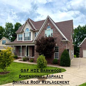162 Spencer Springs Drive Gallatin, TN - 60SQ New Roof Installation: GAF HDZ Barkwood