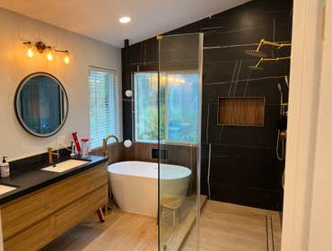 Photos by Design & Construction by M&M Inc Master Bathroom Master bathroom design and remodeling