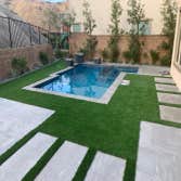 Photos by Building Greatness Inc #1 This project intakes a remodel for the pool including plaster, tiles and the jacuzzi. The front and backyard we add