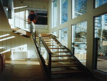 Photos by Ecological Architecture P.A. #22 interior remodel new kitchen, and new main stair.