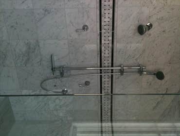 Master shower
