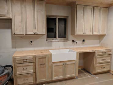 All new kitchen in progress