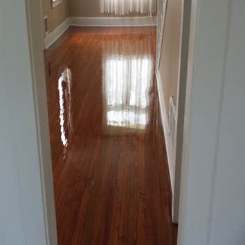 living room fir wood. after