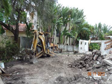 Demolition project in Broward County