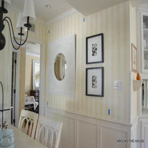 Phyliss Before - Dining wall