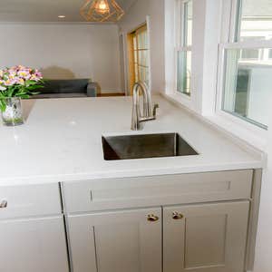 Photos by Remolding Home Services LLC #9 Remolded kitchen
Installed cabinets
Installed fixtures
Installed flooring