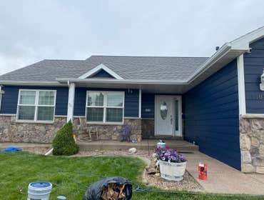 Photos by George Wood General Contracting & 6 inch seemless Gutters & Painting of All Types #1