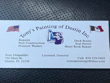 Photos by Tony's Painting of Destin, Inc #5