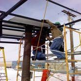 Solar Electric Project Photos Middle Park HS Pole-Mount Tracking System - Granby, CO