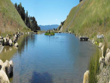 Santa Ynez Mini Lake Mini lake complete with Beach, Dock and Floating Island