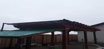 New Gazebo with Solar Pool Heating System