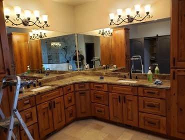 Photos by North Country Construction Inc #1 We built this gorgeous 5,000 SF house for a client in the powderhorn. It has a attached 3 car garage on a n