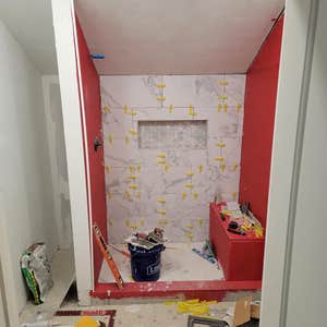 Closet to bathroom conversion waterproof walls